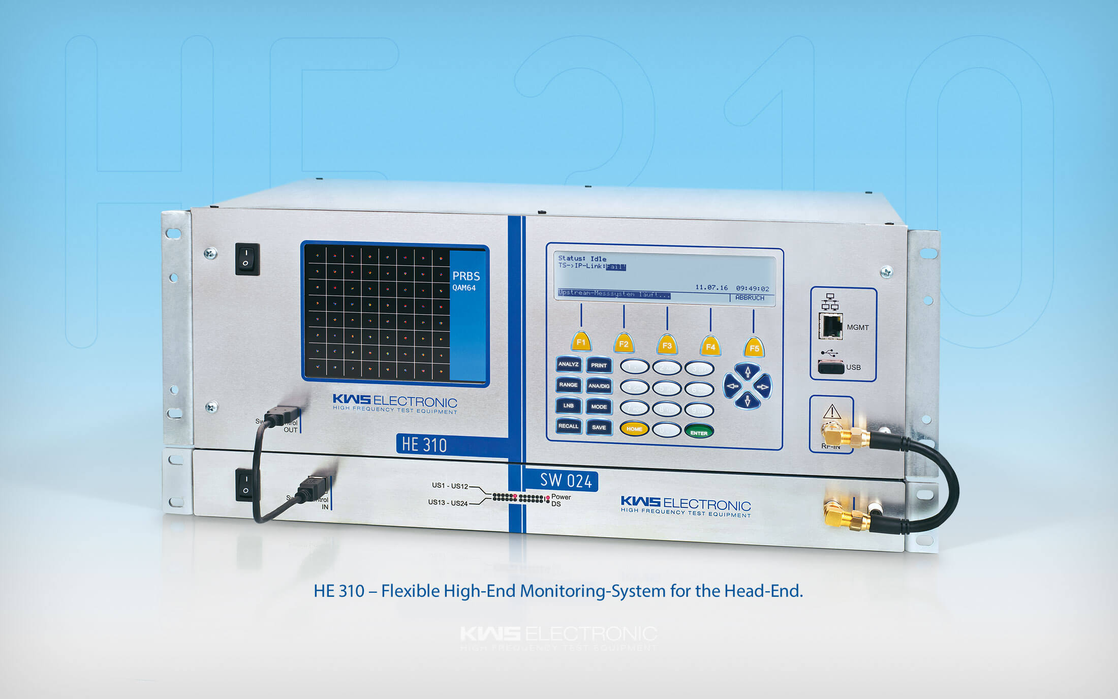 KWS Electronic news 2017: HE 310 flexible monitoring-system